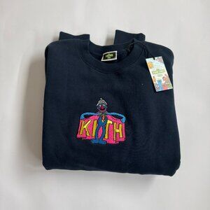 Kith x Sesame Street Big Bird Nelson Crewneck Sweatshirt Stadium- Medium